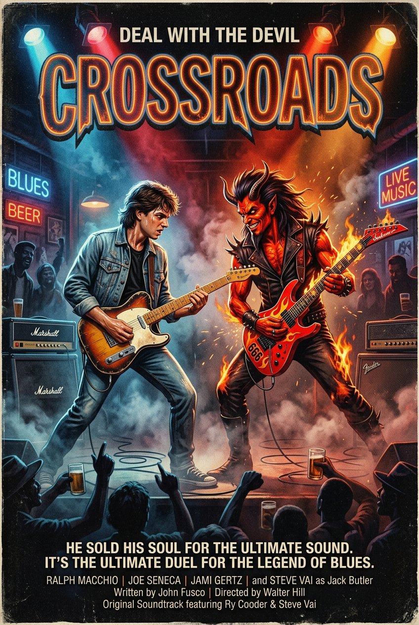 Crossroads (1986) Movie Review – Steve Vai vs Ralph Macchio: The Ultimate Blues Guitar Battle