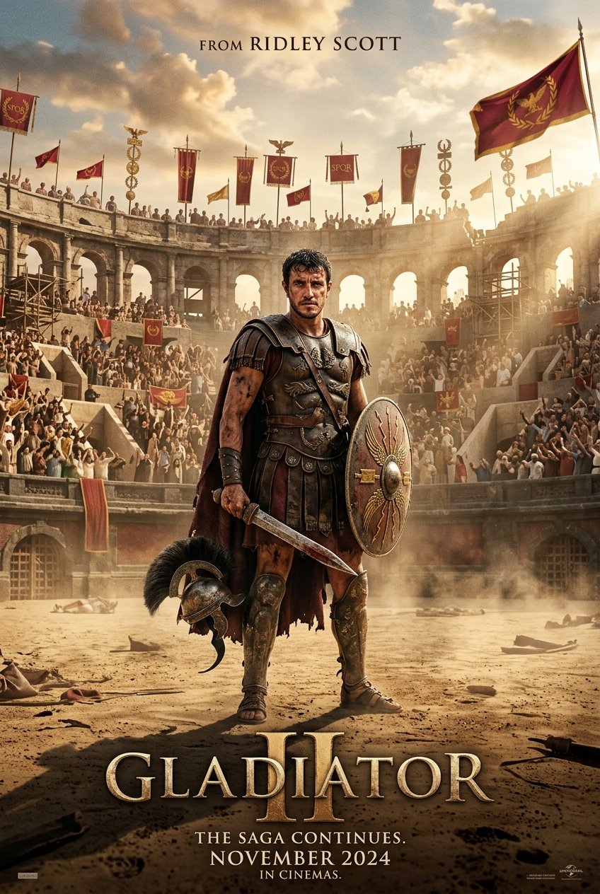 Gladiator II (2024) Movie Review – Paul Mescal and Denzel Washington Command Ridley Scott Epic Return