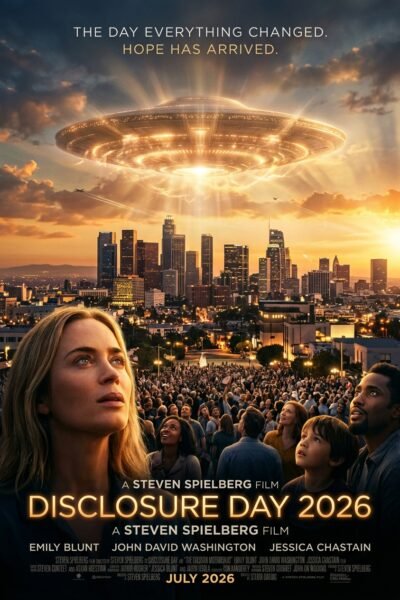 Disclosure Day (2026) – Steven Spielberg’s Optimistic Sci-Fi Drama Starring Emily Blunt