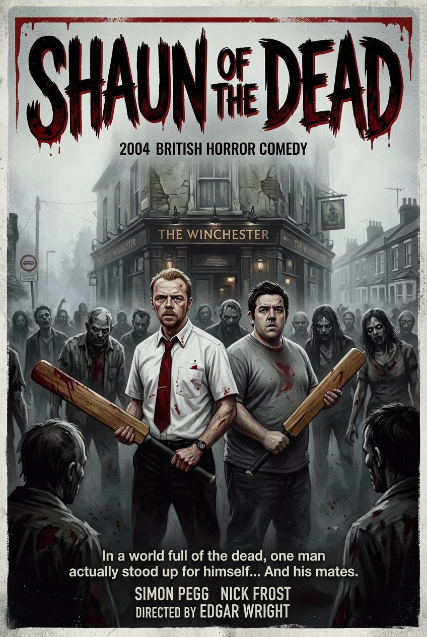 Shaun of the Dead (2004) Review – Lucy Davis Steals Scenes in Edgar Wright Zombie Comedy Classic