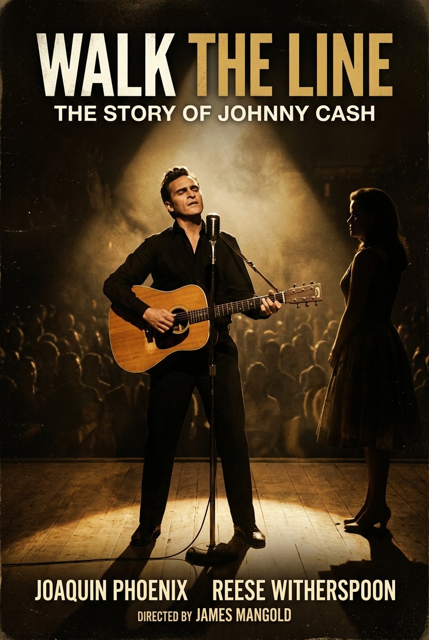 Walk the Line (2005) Review – Joaquin Phoenix & Reese Witherspoon Rockabilly Masterpiece