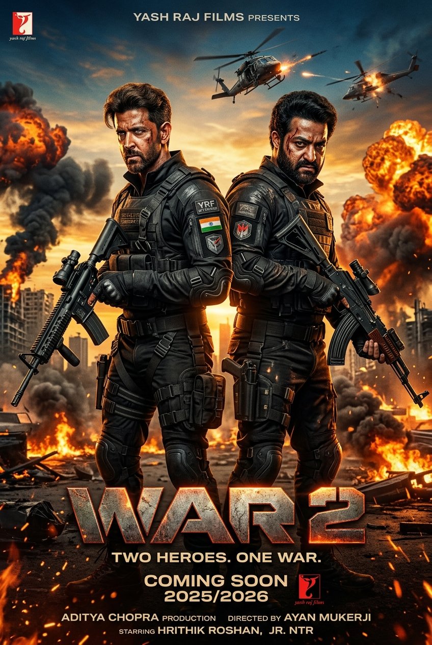 War 2 (2025/2026) Movie Review & Song Tracklist – Hrithik Roshan and Jr NTR Clash in YRF ₹1200Cr Spy Masterpiece